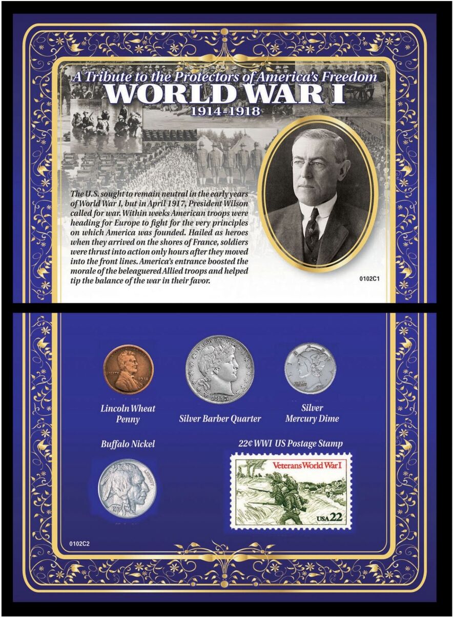 American Coin Treasures A Tribute To The Protectors of American Freedom - World War I 1914-1918 - Multi