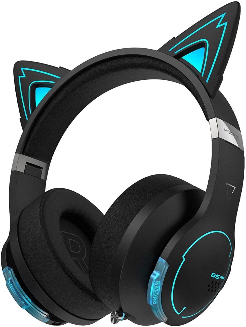 Edifier G5BT Cat Wireless Bluetooth Cat Ear Gaming Headset with Mic - Black