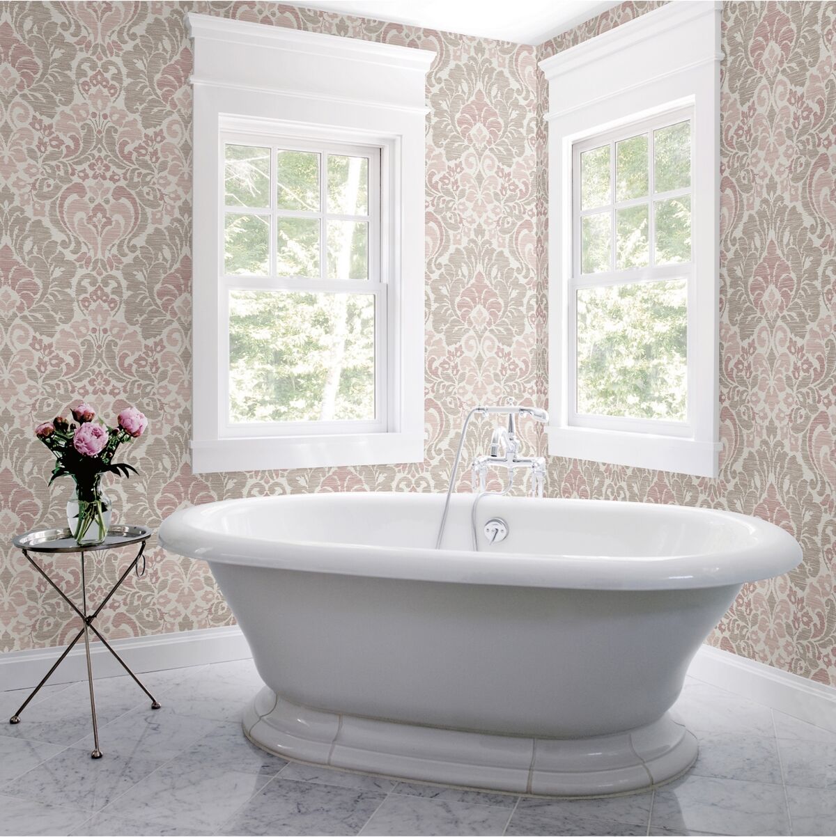 Brewster Home Fashions Garden of Eden Damask Wallpaper - 396