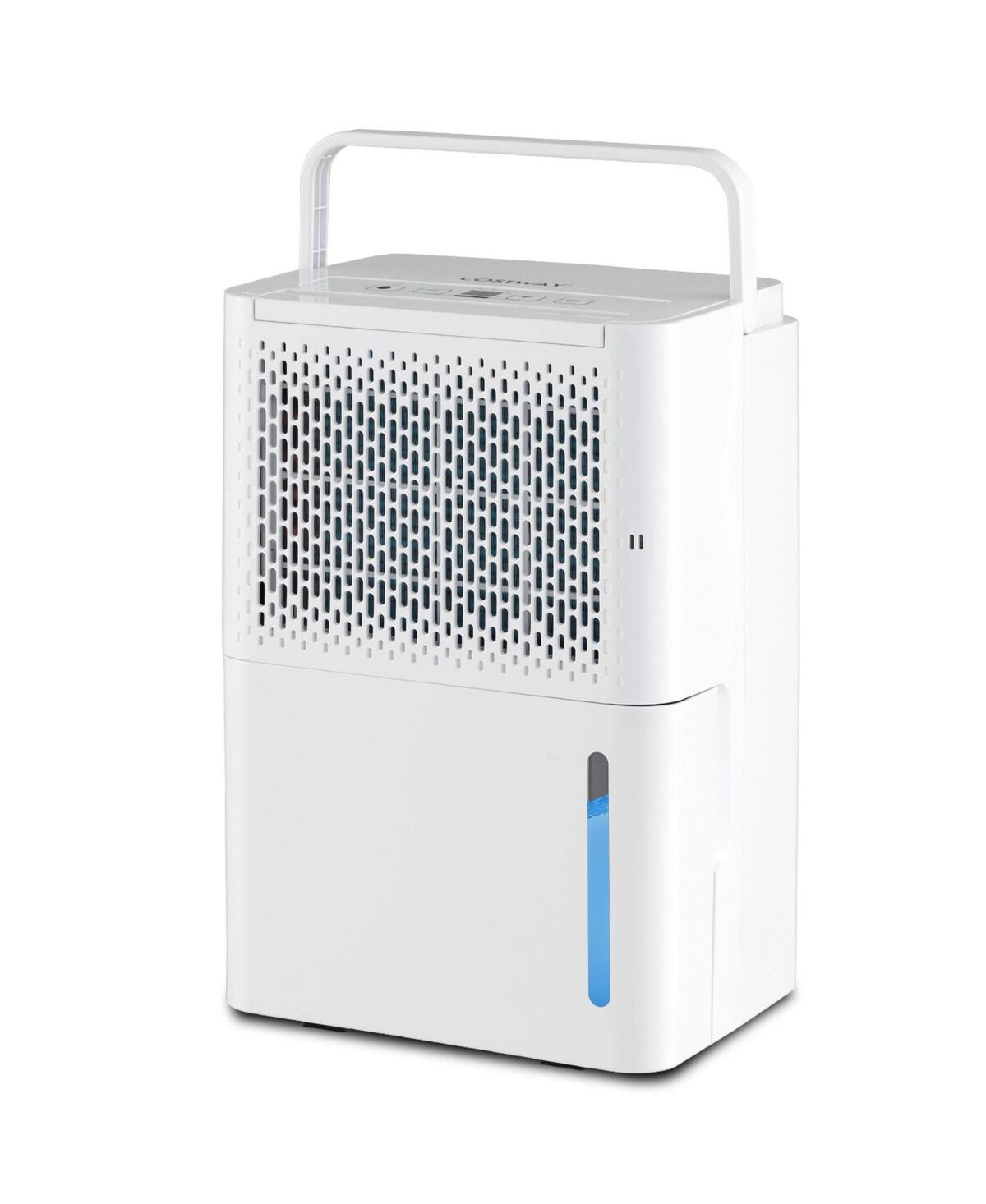 Costway 32 Pint Dehumidifier 2000 Sq. Ft Portable with 3 Modes & 24H Timer - White