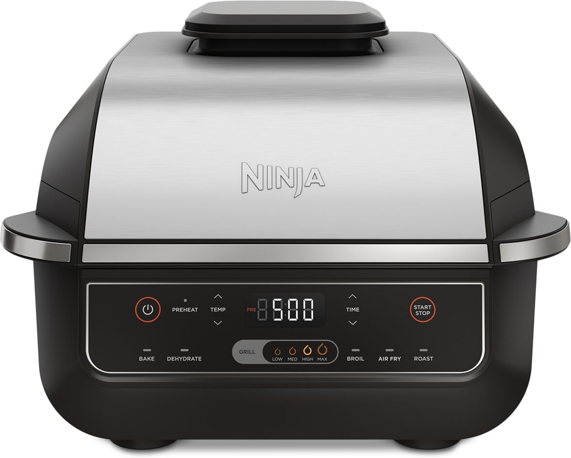 Ninja Foodi EG201 6-in-1 Indoor Grill & Air Fryer - Black/stainless Steel