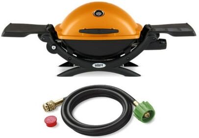 Weber Q1200 Liquid Propane Grill Orange Starter - Orange