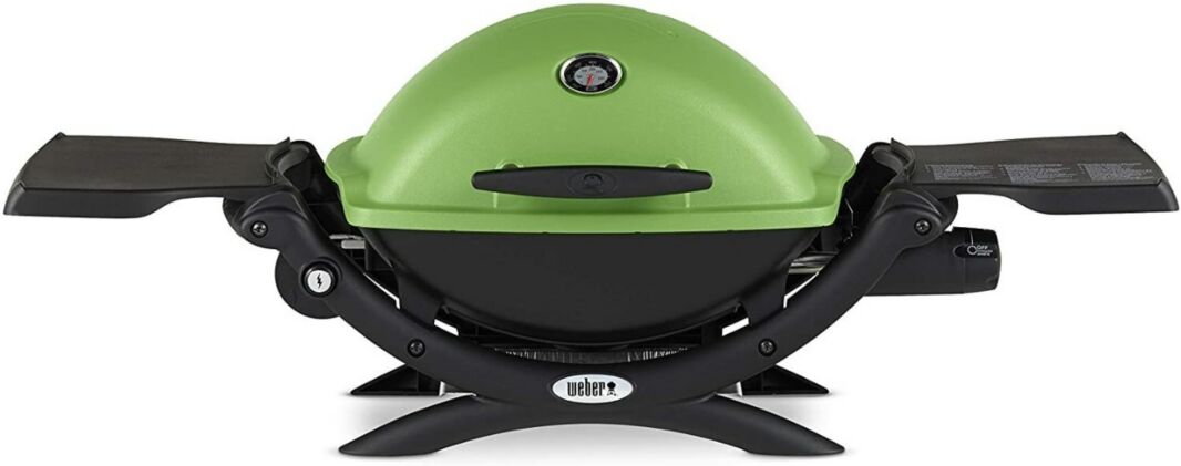 Weber Q 1200 Gas Grill (Green) - Green