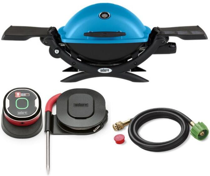 Weber Q 1200 Gas Grill (Blue) Itech - Blue