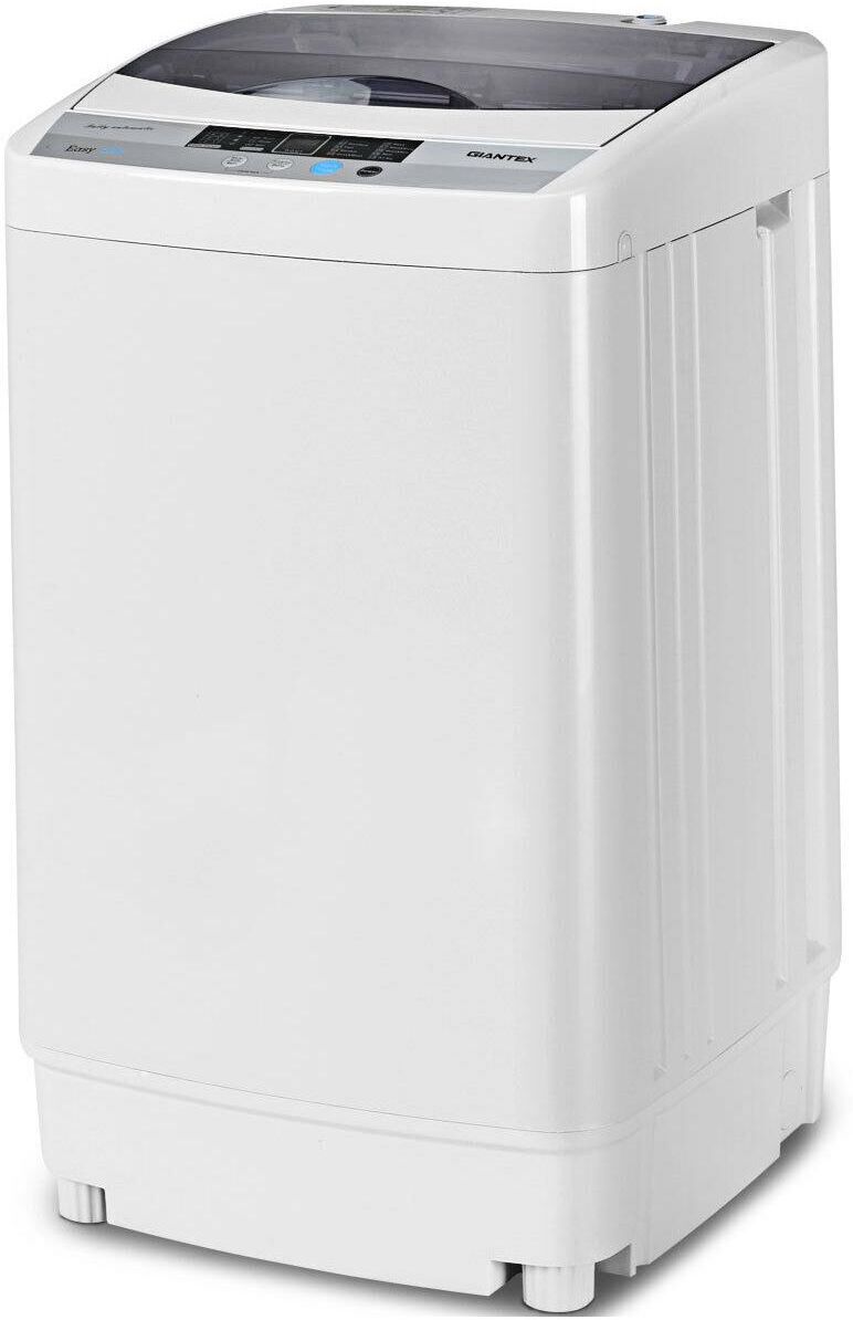 Costway Portable Compact Washing Machine 1.34 Cu.ft Spin Washer - White