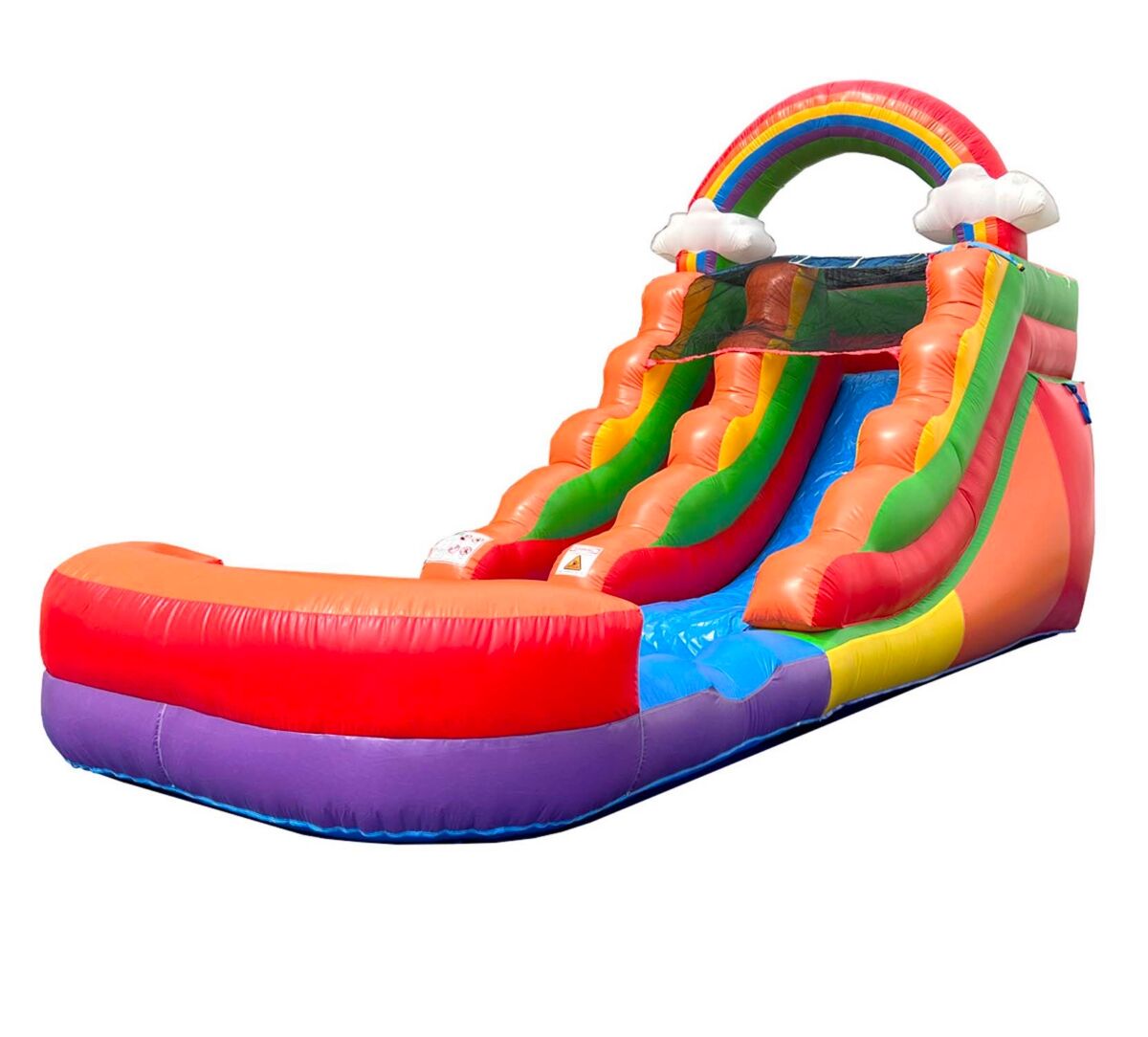 Pogo Bounce House Inflatable Water Slide for Kids (Without Blower) - 21' x 9' x 12' Foot Backyard Inflatable Slide for Summer Fun - Slide with Water P