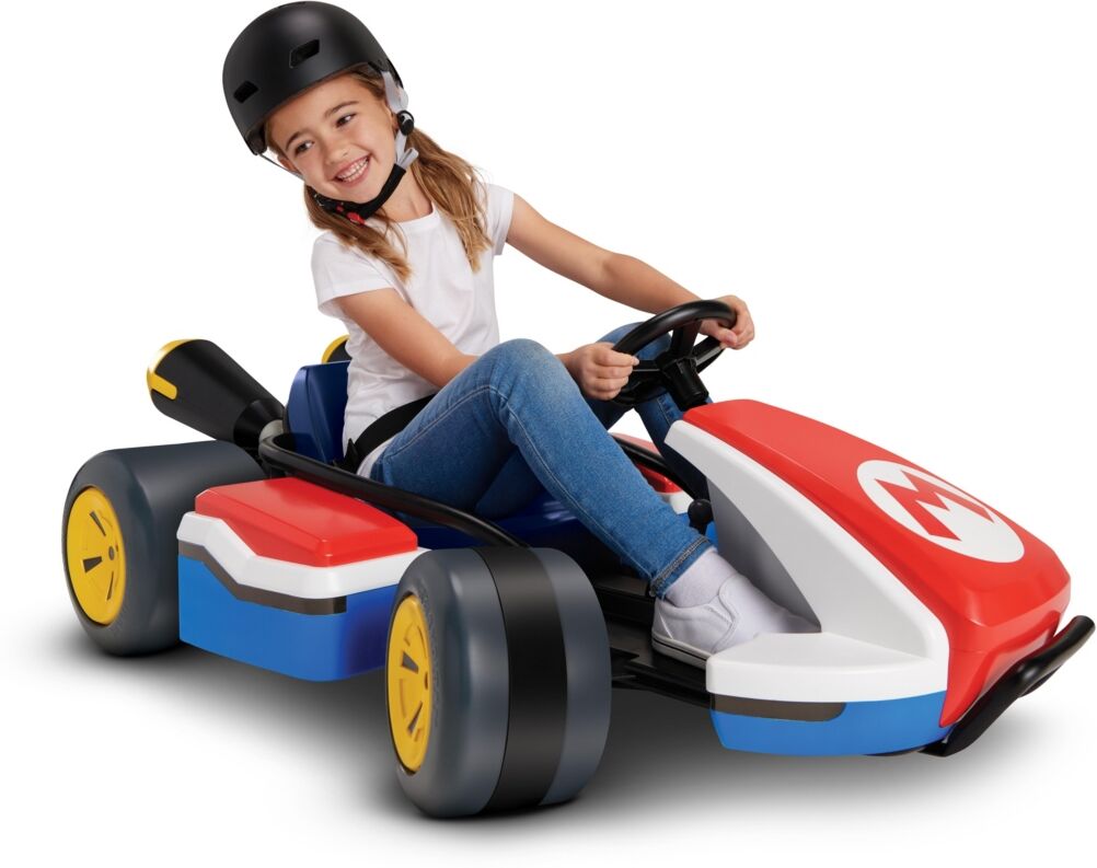 Super Mario Kart 24V Battery Powered Ride On Toy - Multicolor