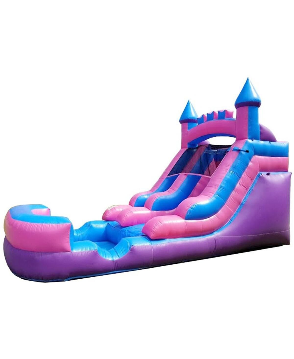 Pogo Bounce House Inflatable Water Slide for Kids (Without Blower) - 21' x 9' x 12' Foot Backyard Inflatable Slide for Summer Fun - Slide with Water P