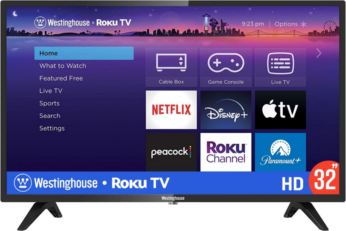 Westinghouse 32 inch Hd Smart Roku Tv - Black