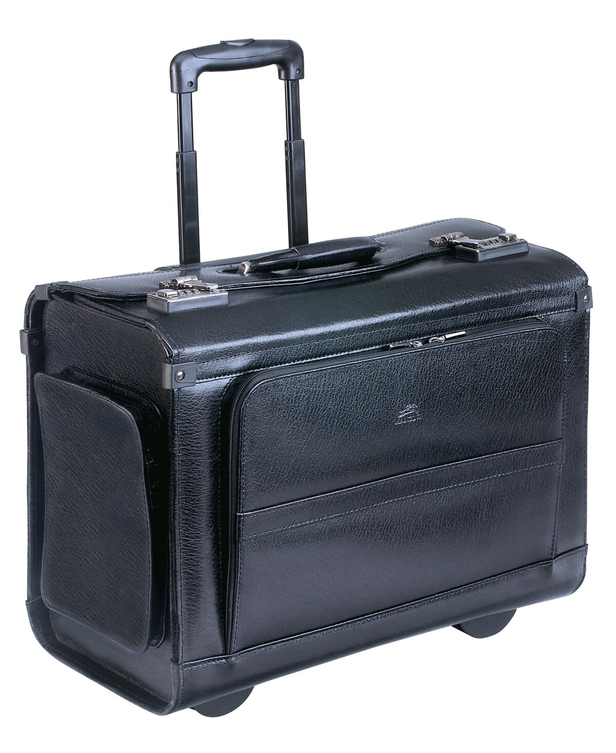 Mancini Business Collection Wheeled Laptop Catalog Case - Black