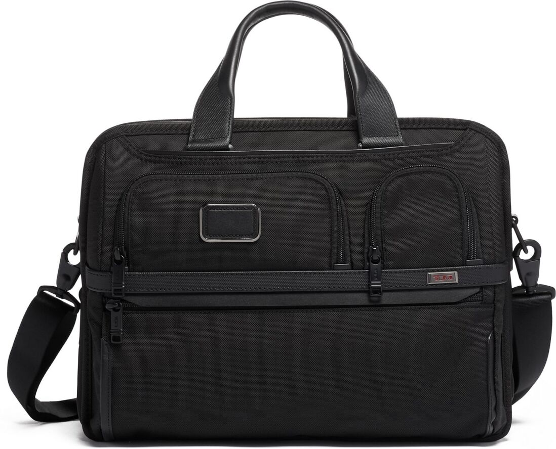 Tumi Alpha 3 Expandable Organizer Laptop Brief - Black