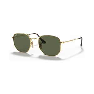 Ray-Ban Sunglasses, RB3548N Hexagonal Flat Lenses - GOLD/GREEN