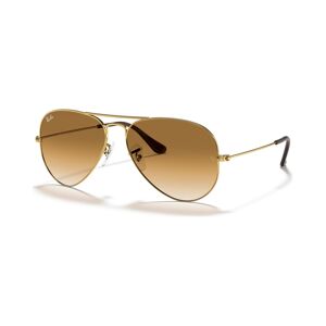 Ray-Ban Unisex Sunglasses, RB3025 Aviator Gradient - Gold/Brown