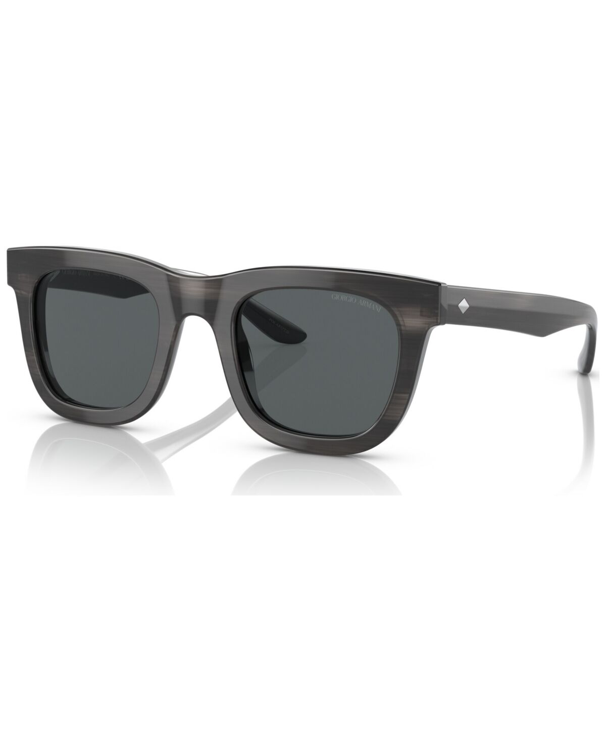 Giorgio Armani s Polarized Sunglasses, AR817149-p - Striped Gray