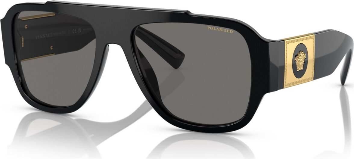 Versace Men's Polarized Sunglasses VE4436U - Black