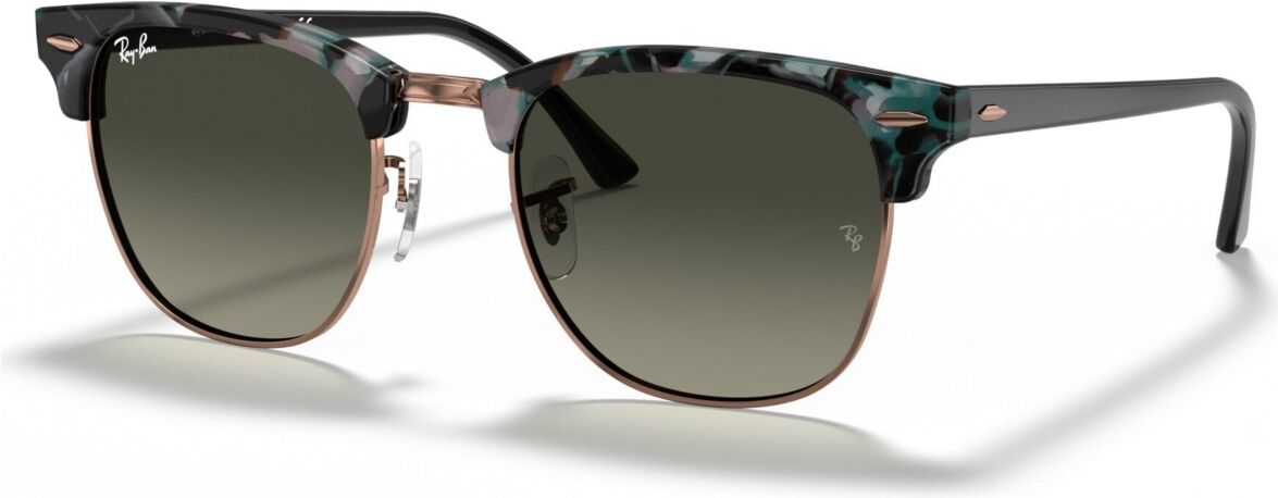 Ray-Ban Sunglasses, Clubmaster Fleck RB3016 - SPOTTED GREY/GREEN / GREY GRADIENT DARK