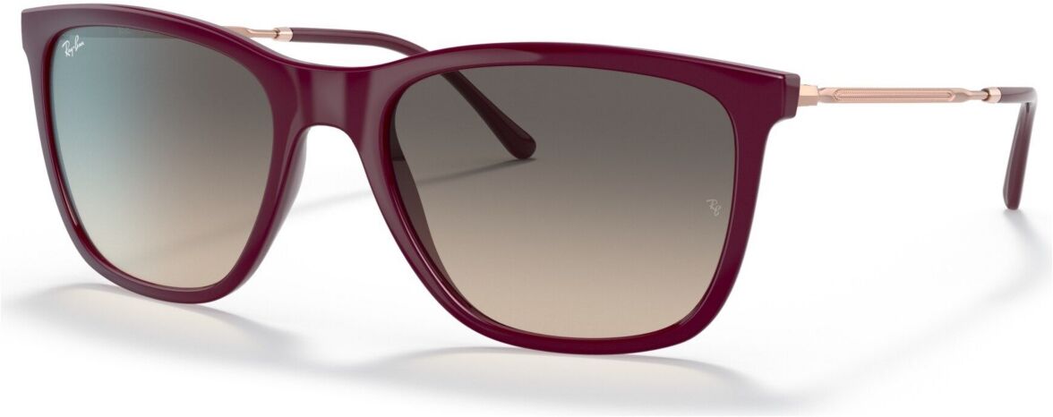 Ray-Ban Unisex Sunglasses, RB4344 56 - RED CHERRY/CLEAR GRADIENT GREY