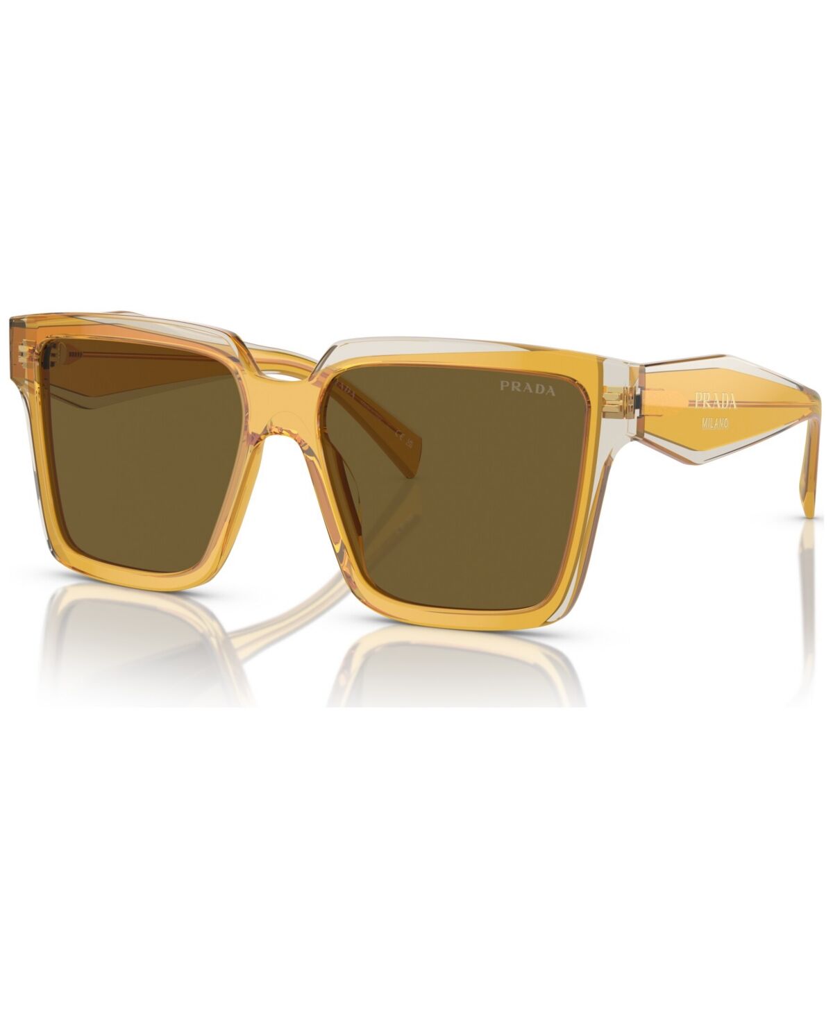 Prada Women's Sunglasses, Pr 24ZS - Ocher, Crystal Gray