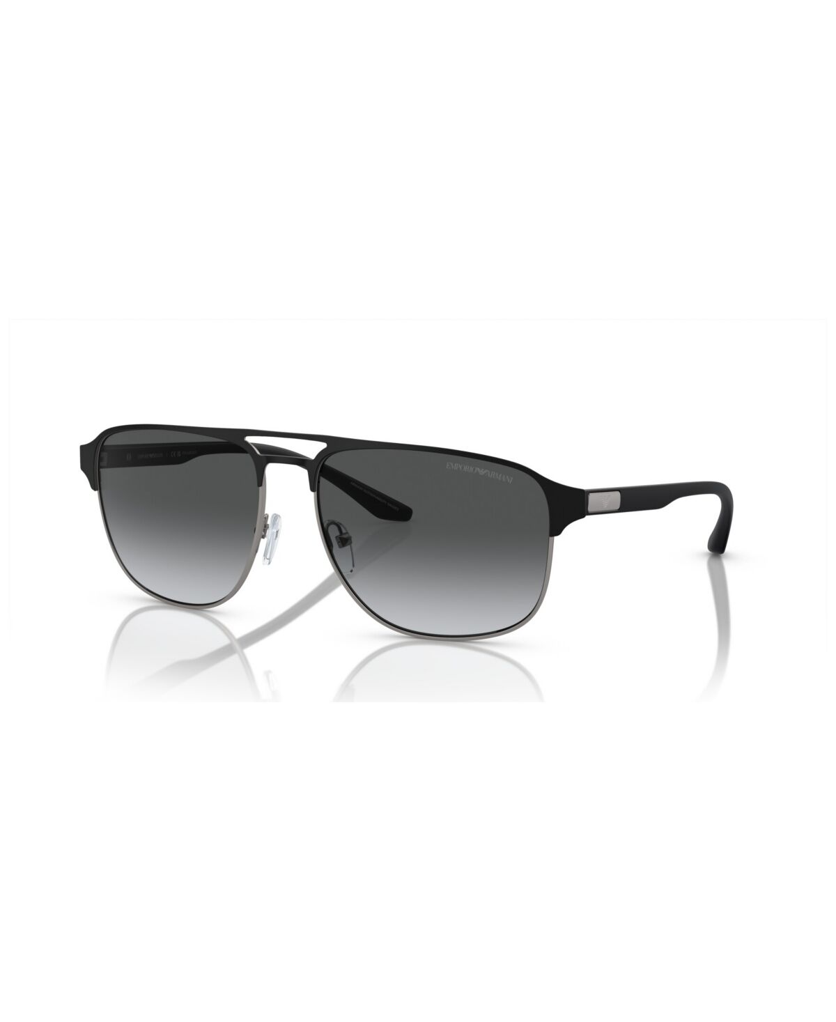 Emporio Armani s Polarized Sunglasses, Gradient Polar EA2144 - Matte Gunmetal, Black
