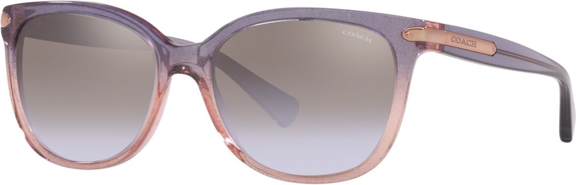 Coach Women's Sunglasses, HC8132 L109 57 - Shimmer Violet Peach Gradient