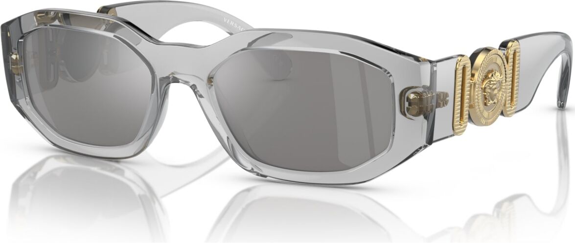 Versace Unisex Sunglasses, VE4361 Biggie - Transparent Gray