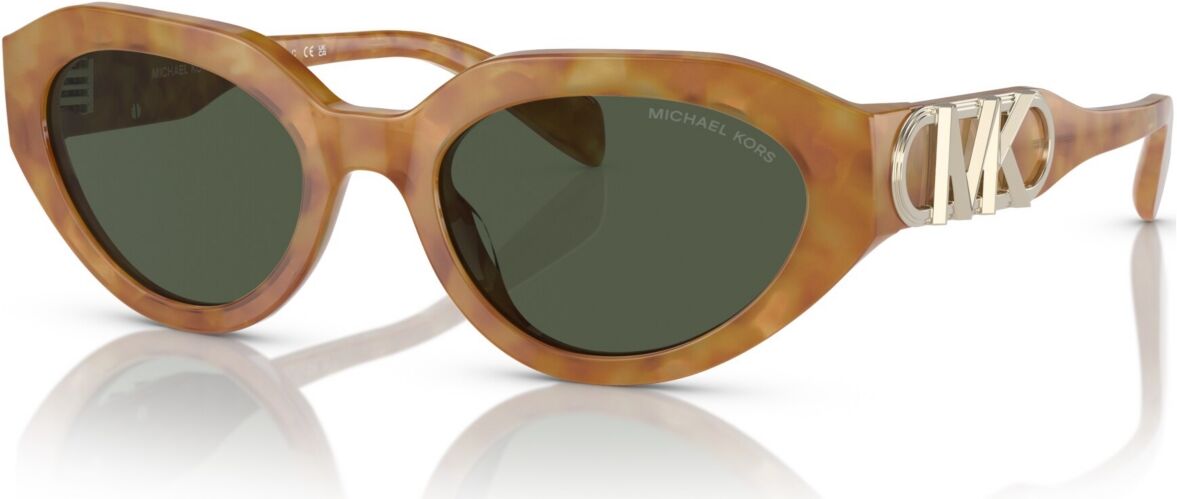 Michael Kors Women's Empire Oval Sunglasses, MK2192 - Amber Tortoise