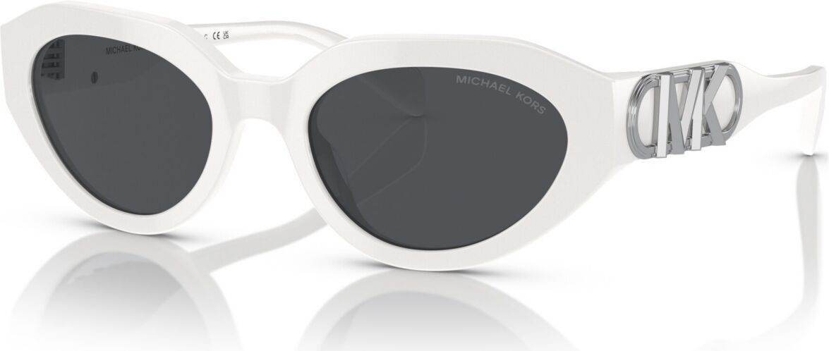 Michael Kors Women's Empire Oval Sunglasses, MK2192 - Optic White