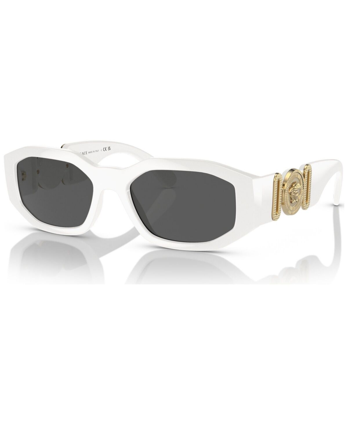 Versace Unisex Sunglasses, VE4361 Biggie - WHITE / DARK GREY