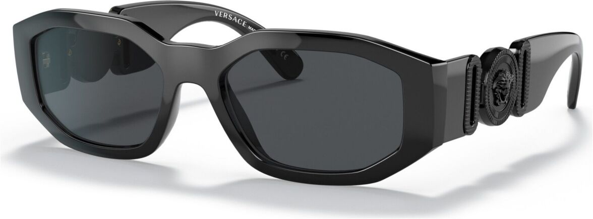 Versace Unisex Sunglasses, VE4361 Biggie - BLACK/ DARK GREY