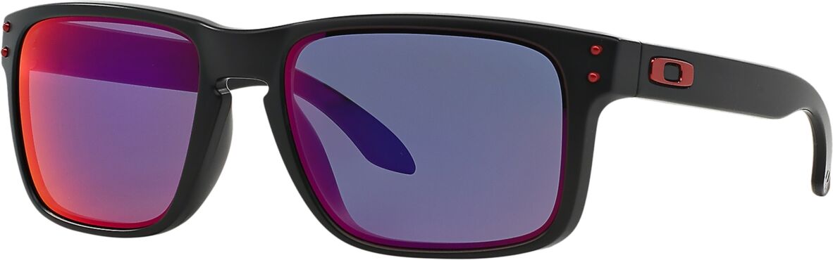 Oakley Holbrook Sunglasses, OO9102 - BLACK MATTE/REDROR