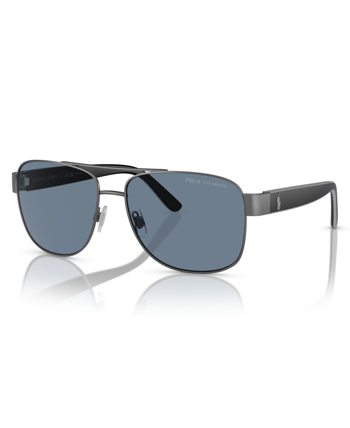Ralph Lauren Polo Ralph Lauren Men's Polarized Sunglasses, PH3122 - Matte Dark Gunmetal