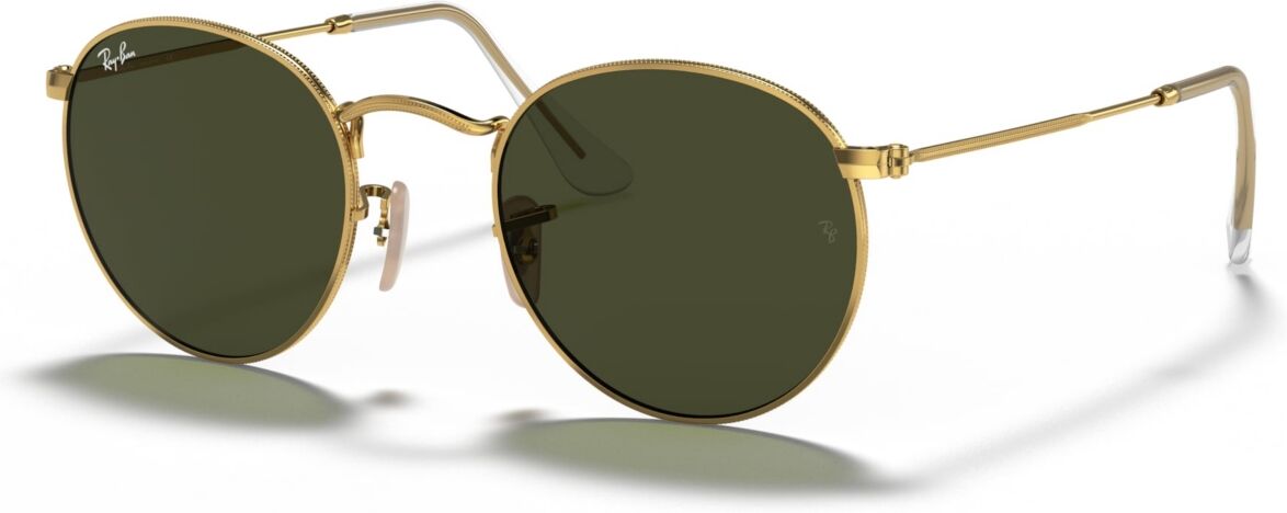 Ray-Ban Unisex Sunglasses, RB3447 Round Metal - GOLD-TONE GREEN