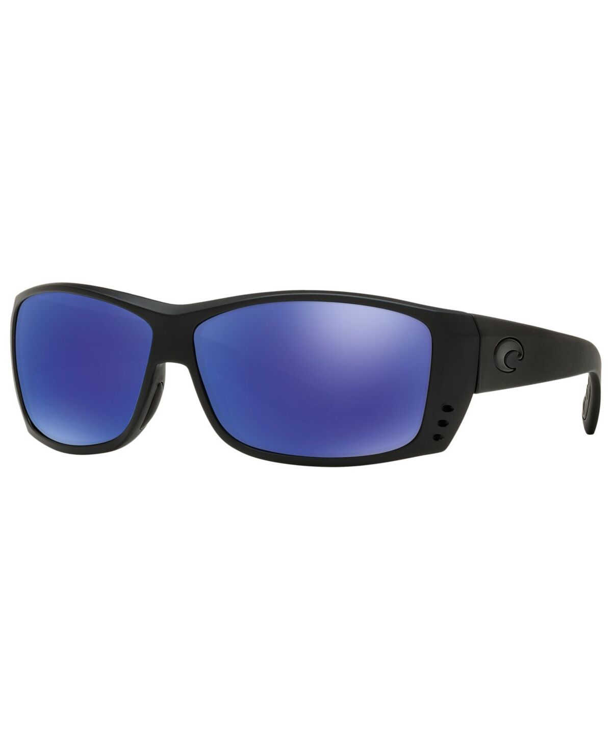 Costa Del Mar Polarized Sunglasses, Cat Cay 61P - BLACK BLACK/ BLUE MIRROR POLAR
