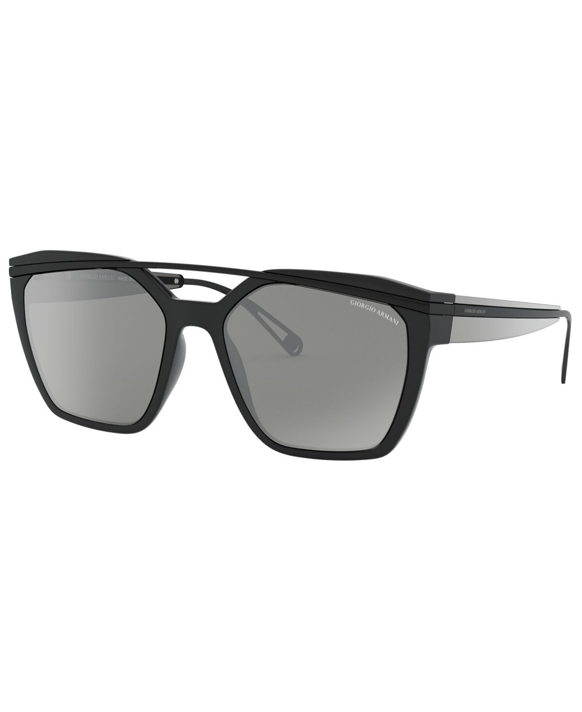 Giorgio Armani s Sunglasses, AR8125 - BLACK/GREY MIRROR SILVER