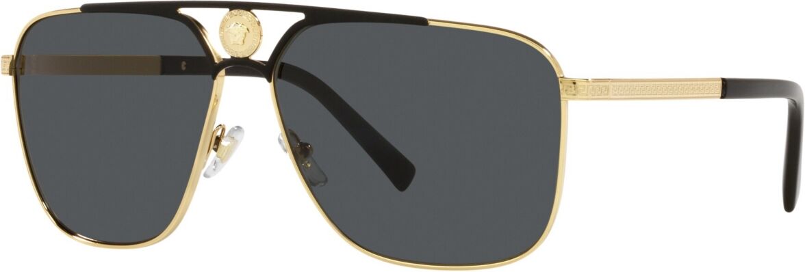 Versace Men's Sunglasses, VE2238 - Gold-Tone, Matte Black