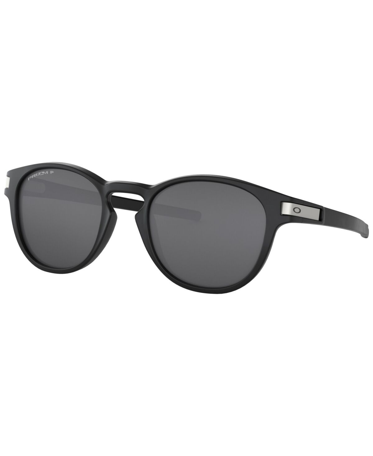 Oakley Men's Polarized Low Bridge Fit Sunglasses, OO9349 Latch 53 - Black