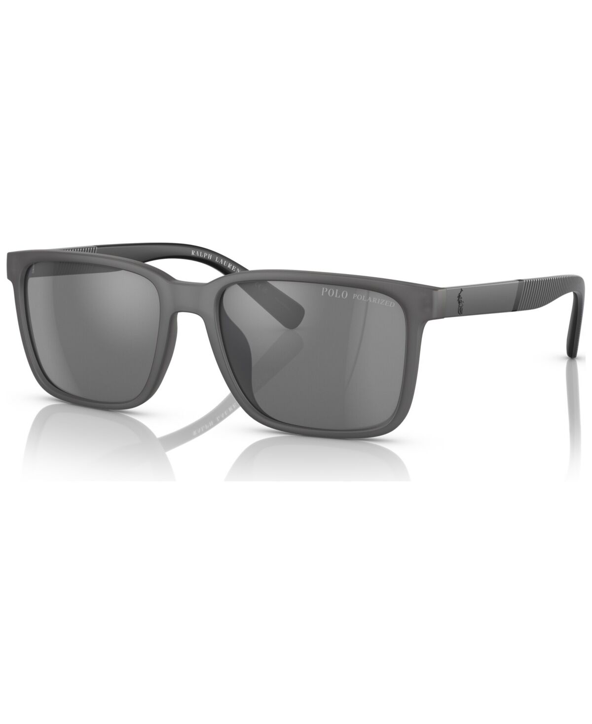 Ralph Lauren Polo Ralph Lauren Men's Polarized Sunglasses, PH4189U55-zp - Matte Transparent Gray