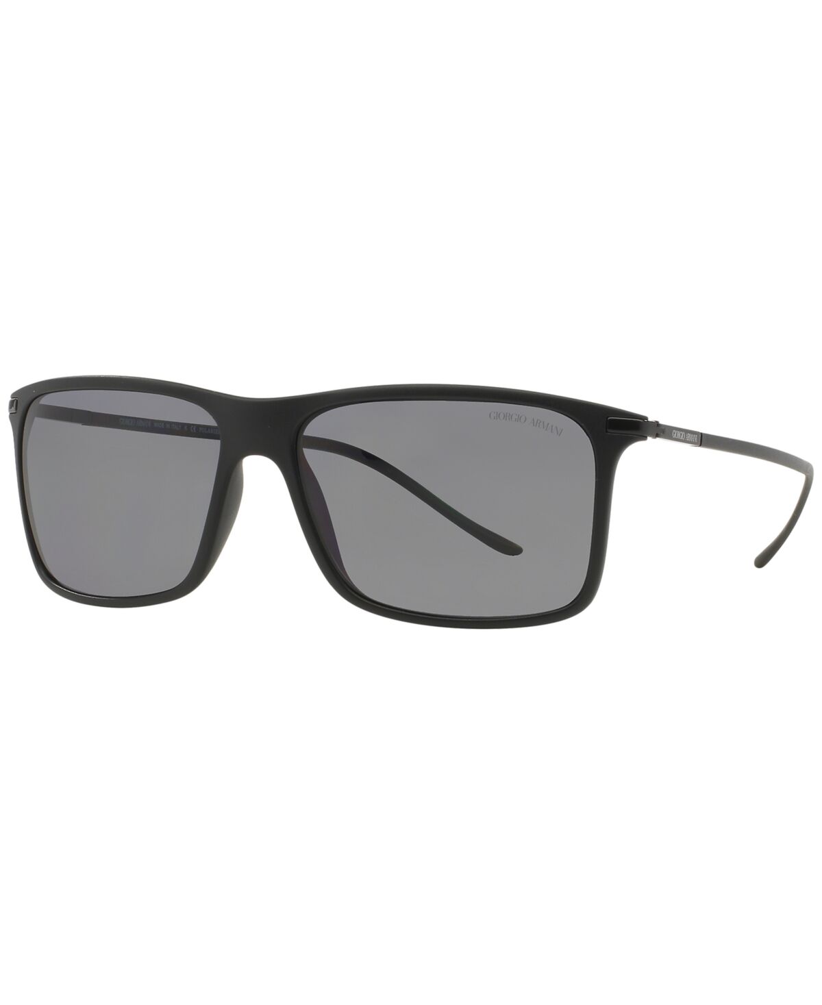 Giorgio Armani Polarized Sunglasses , AR8034 - BLACK MATTE/GREY POLAR