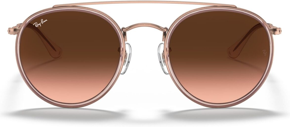 Ray-Ban Sunglasses, RB3647N Round Double Bridge - PINK/PINK GRADIENT