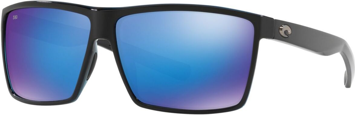 Costa Del Mar Polarized Sunglasses, Rincon 64 - BLACK/ BLUE MIRROR POLAR