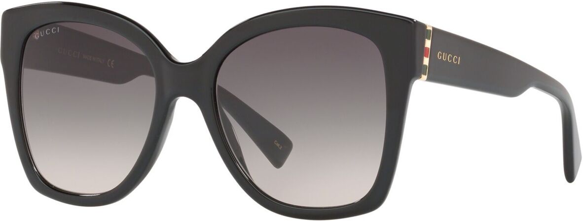 Gucci Sunglasses, GG0459S - BLACK SHINY/GREY