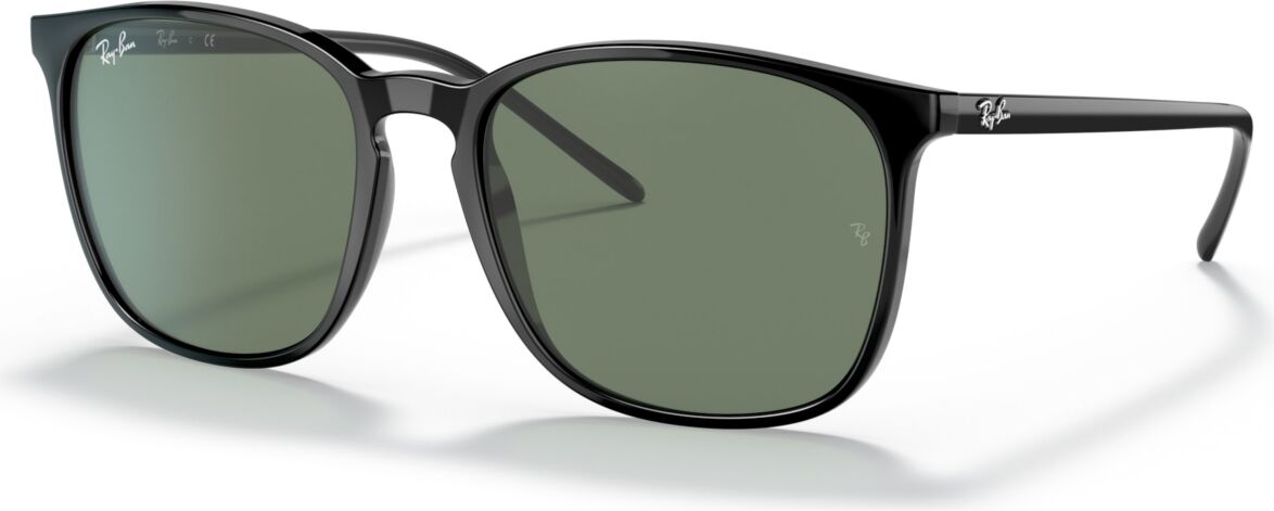 Ray-Ban Men's Low Bridge Fit Sunglasses, RB4387F 55 - Black