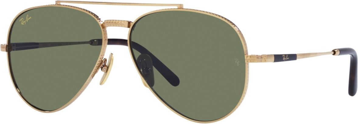 Ray-Ban Unisex Sunglasses, Aviator Ii Titanium 58 - Arista