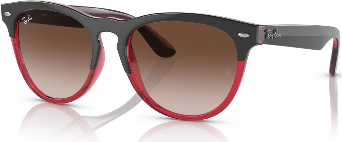 Ray-Ban Unisex Sunglasses, RB447154-y - Gray on Transparent Red