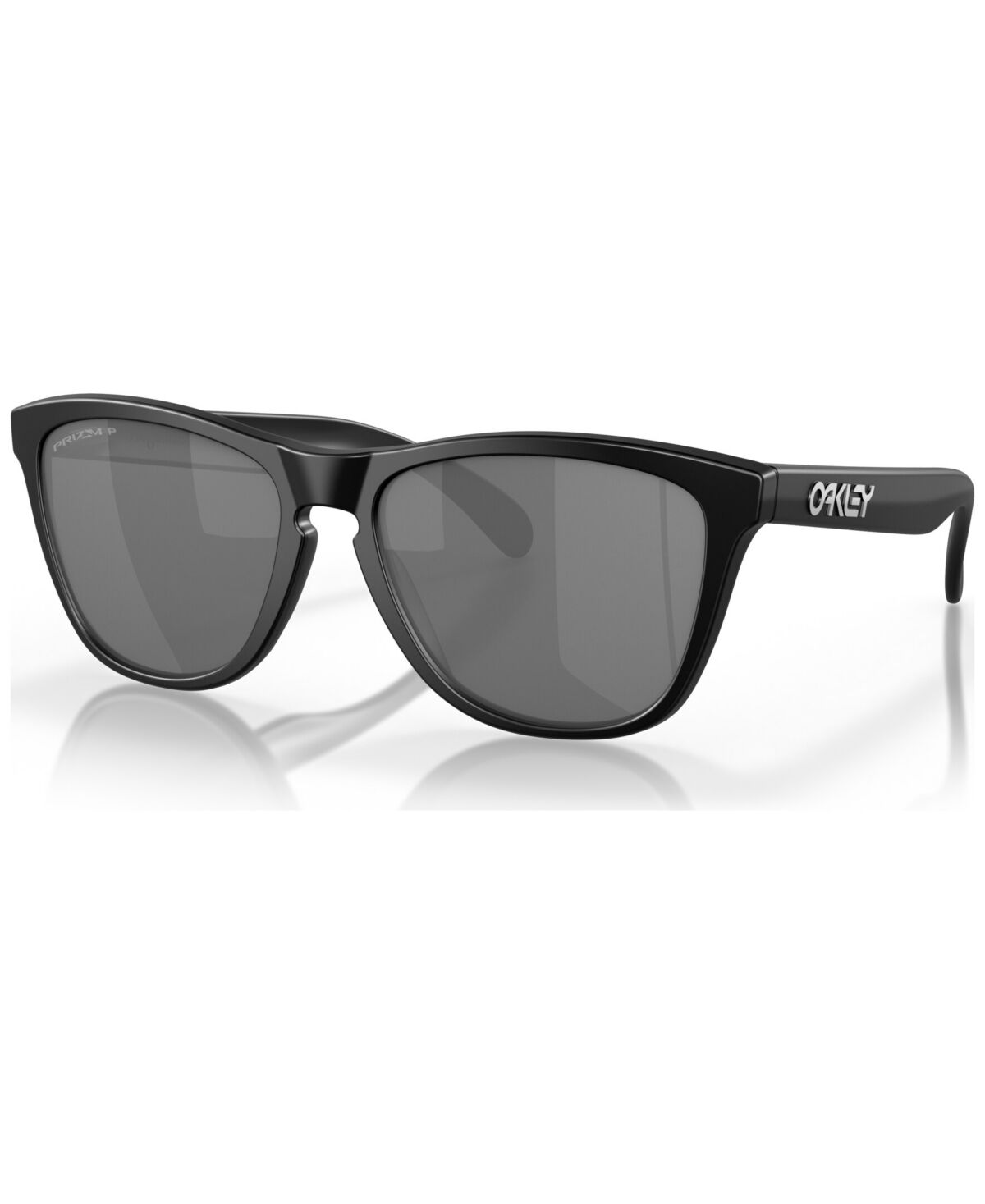 Oakley Men's Low Bridge Fit Polarized Sunglasses, OO9245 Frogskins 54 - Black