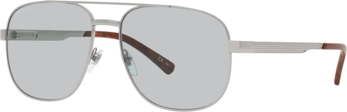 Gucci Men's Sunglasses, GG1223S - Silver-Tone