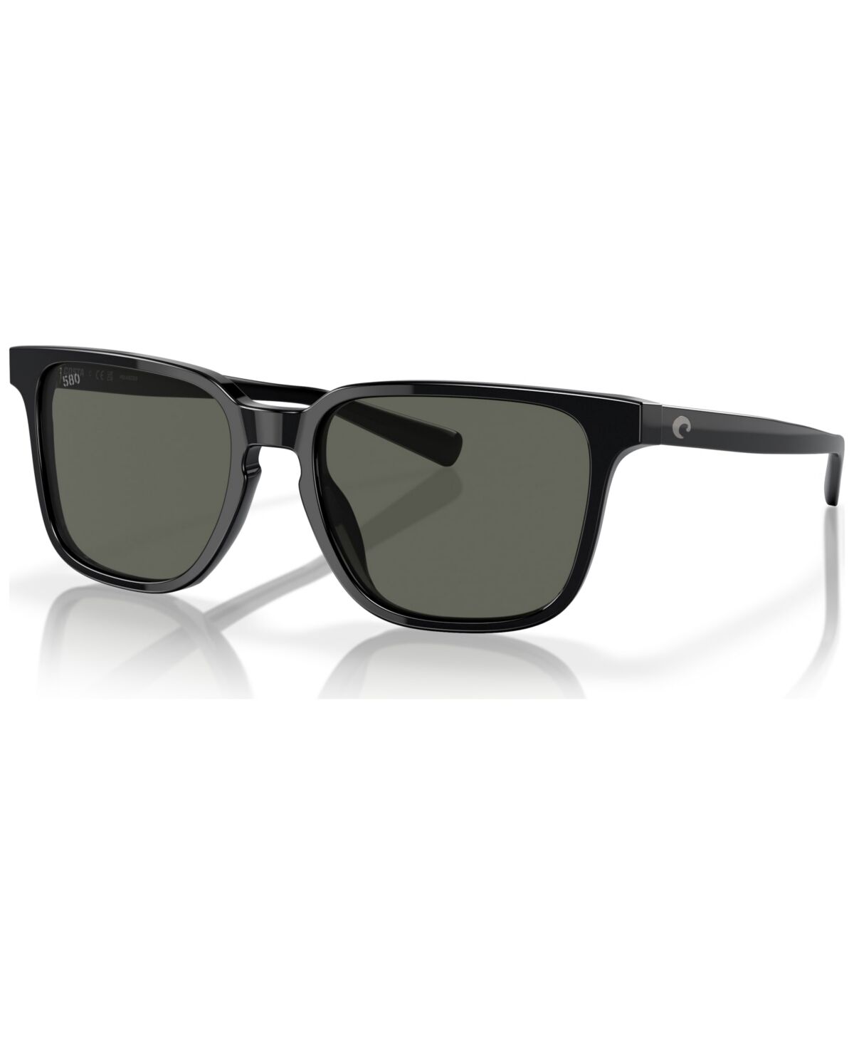 Costa Del Mar Men's Kailano Polarized Sunglasses, 6S2013 - Black