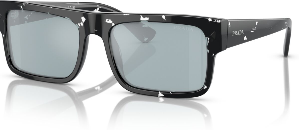 Prada Men's Sunglasses, Mirror Pr A10S - Havana Black Transparent