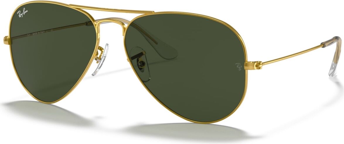 Ray-Ban Sunglasses, RB3025 Aviator Classic - Gold/Green