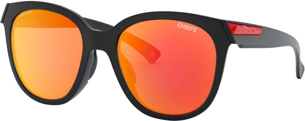 Oakley Women's Kansas City Chiefs Low Key Sunglasses, OO9433 - MATTE BLACK